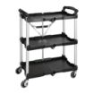 Picture of Vogue 3 Tier PP Folding Trolley Black