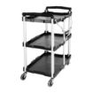 Picture of Vogue 3 Tier PP Folding Trolley Black