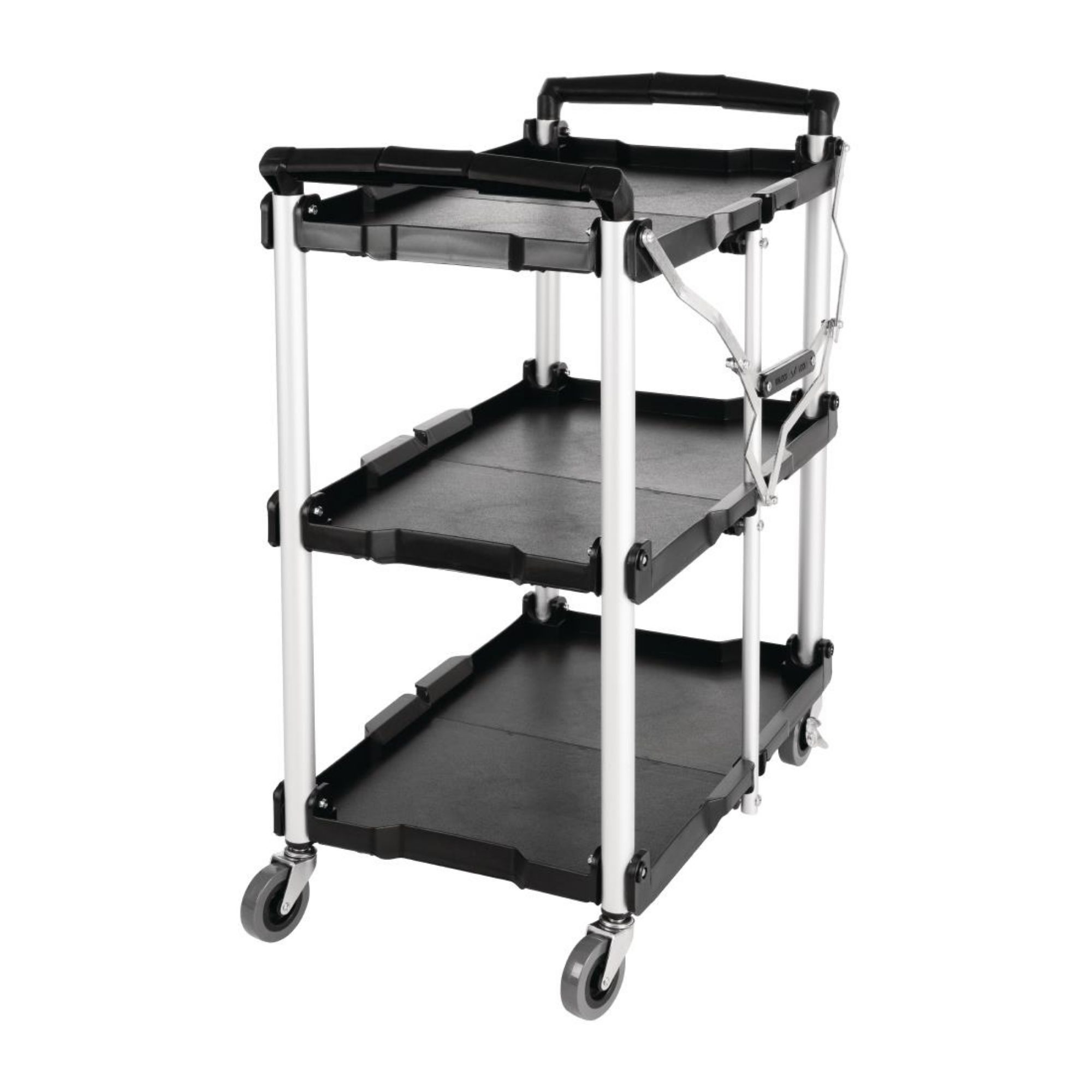 Picture of Vogue 3 Tier PP Folding Trolley Black