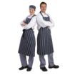 Picture of Whites Butchers Apron Navy Stripe Extra Large