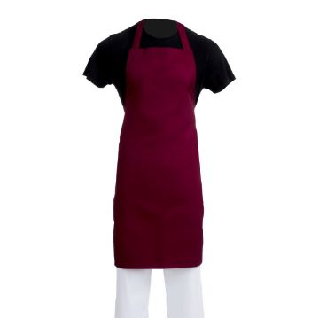 Picture of Whites Bib Apron Burgundy