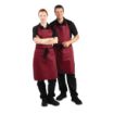 Picture of Whites Bib Apron Burgundy