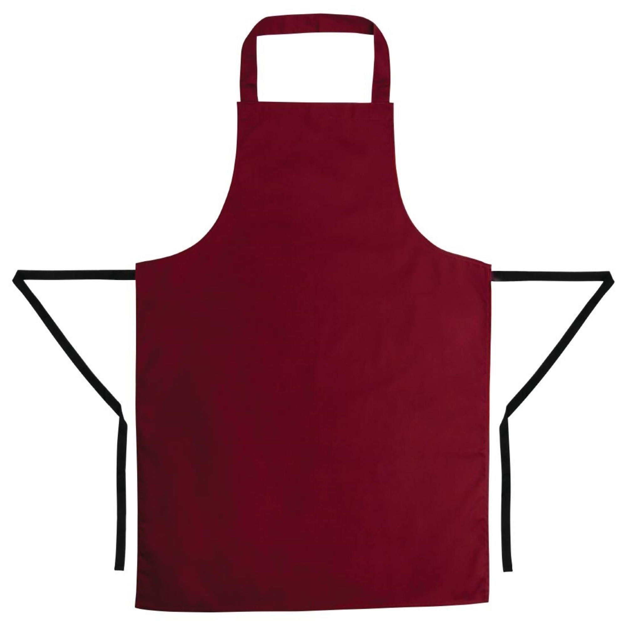 Picture of Whites Bib Apron Burgundy
