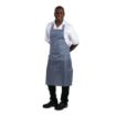 Picture of Whites Water Resistant Bib Apron Blue and White
