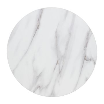 Picture of Bolero Pre-drilled Round Table Top Marble Effect 600mm