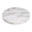 Picture of Bolero Pre-drilled Round Table Top Marble Effect 600mm - DT445
