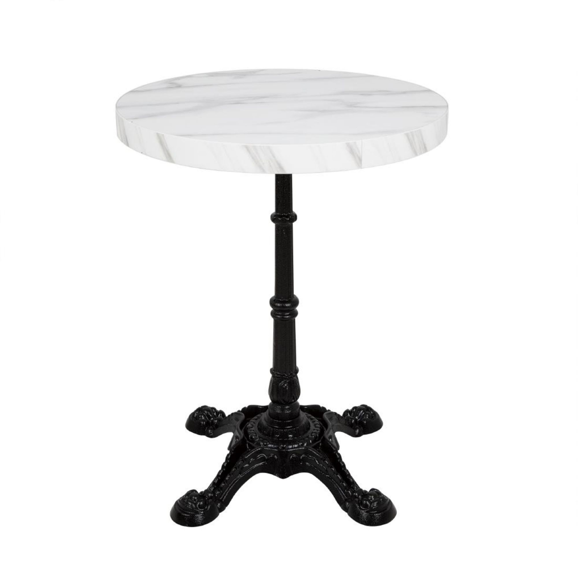 Picture of Bolero Pre-drilled Round Table Top Marble Effect 600mm