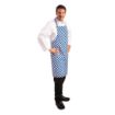 Picture of Whites Bib Apron Blue And White Check