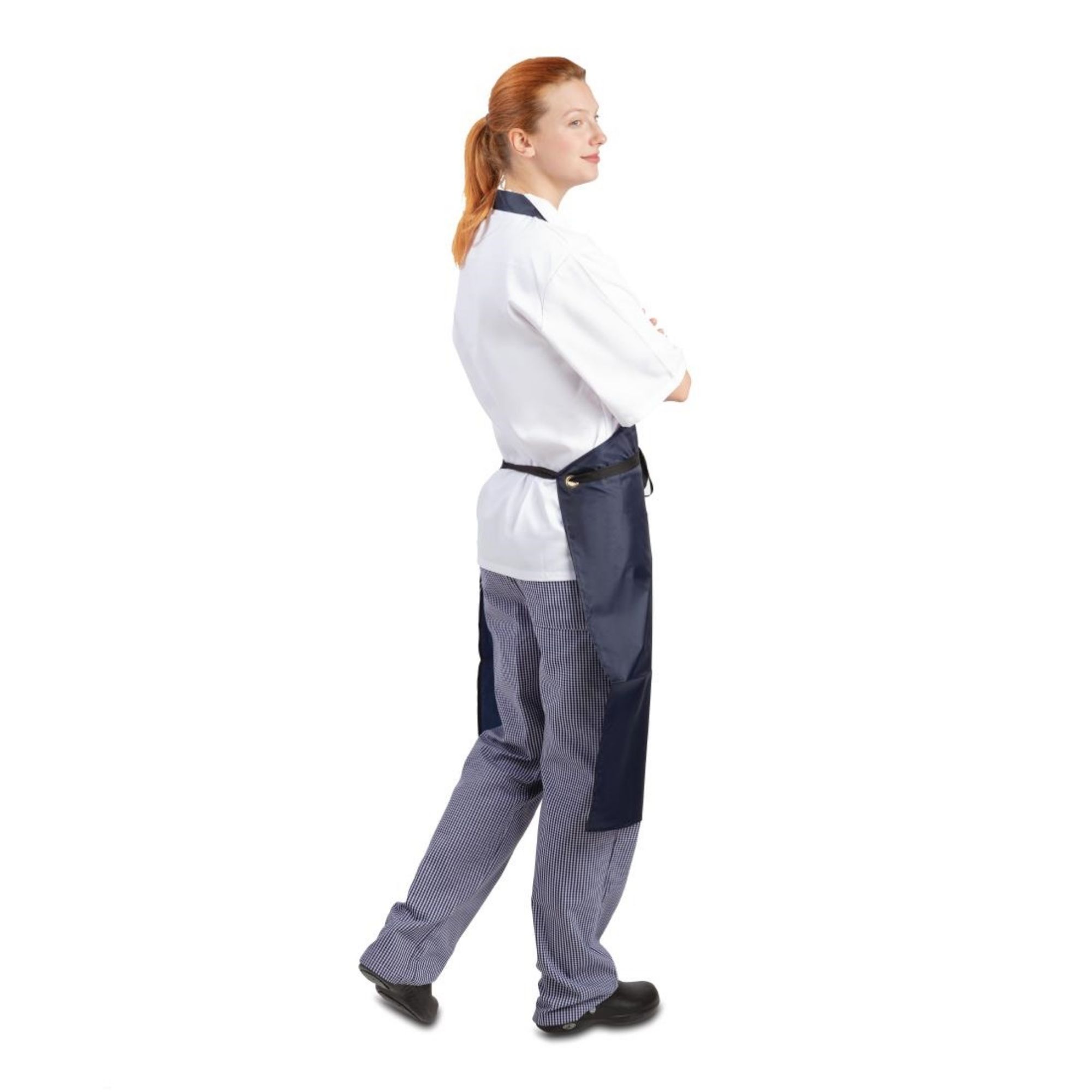 Picture of Whites Light Duty Water Resistant Bib Apron Blue