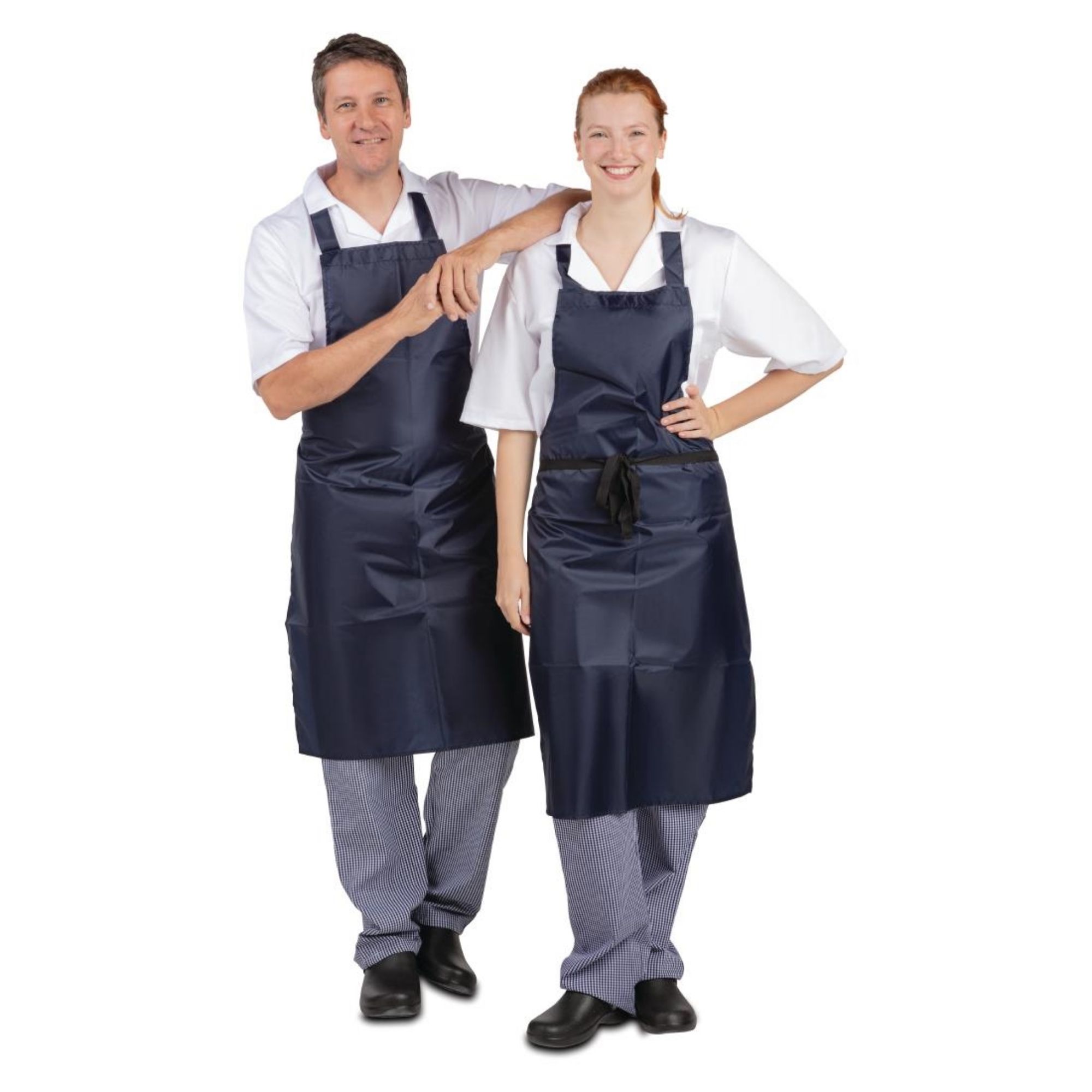 Picture of Whites Light Duty Water Resistant Bib Apron Blue