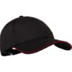 Picture of Chef Works Cool Vent Baseball Cap Black with Red