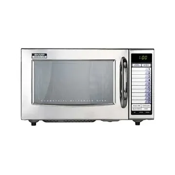 Picture of Sharp R21AT 1000 Watt Medium Duty Commercial Microwave, 1000W