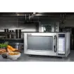 Picture of Sharp R21AT 1000 Watt Medium Duty Commercial Microwave, 1000W - R21AT