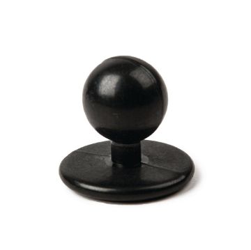 Picture of Whites Stud Buttons Black (12 Pack)