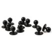 Picture of Whites Stud Buttons Black (12 Pack)