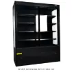 Picture of Blizzard BTD130BK-GD Black Tiered Display With Sliding Glass Doors