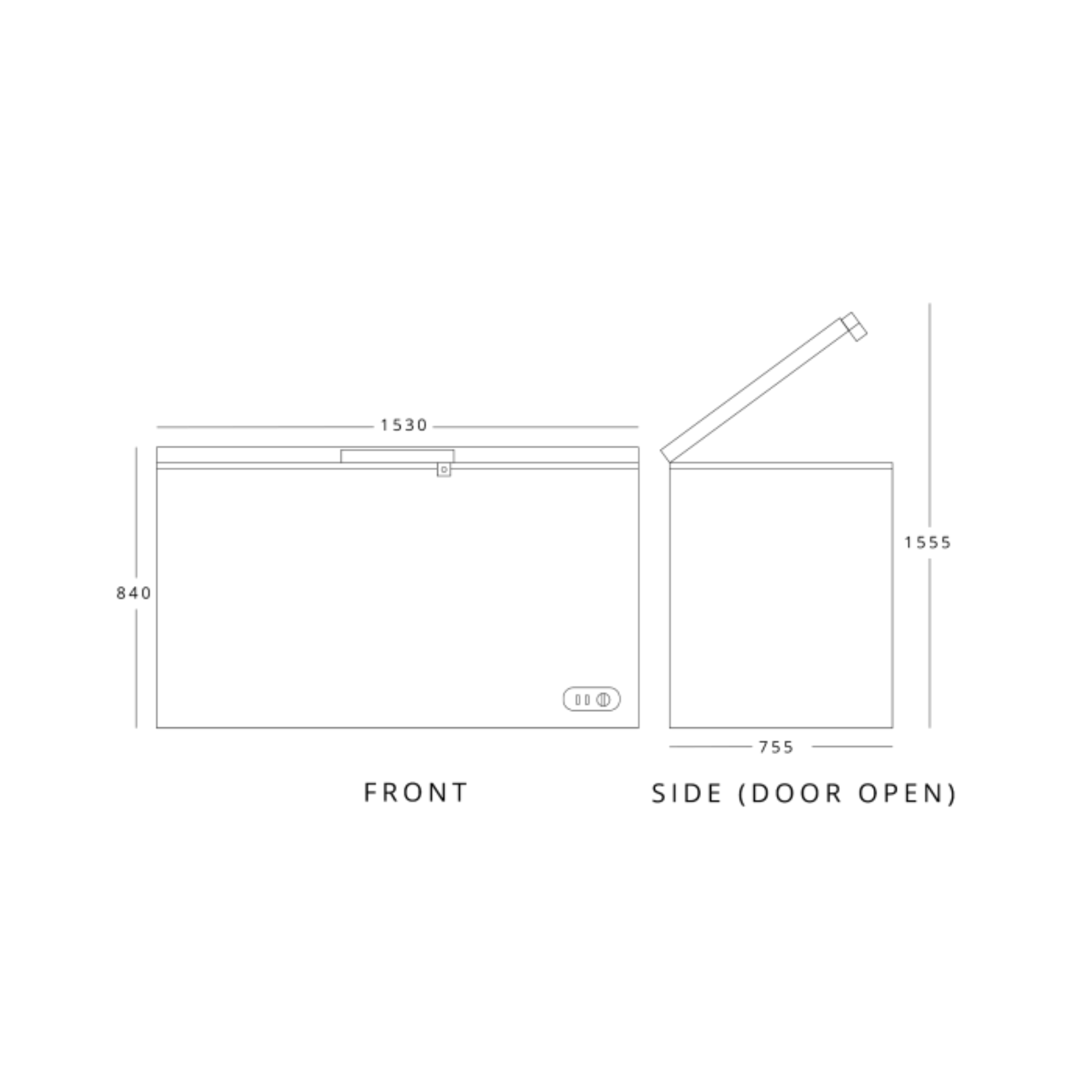 Picture of BLIZZARD 550L Chest Freezer CF550WH
