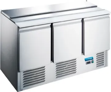 Picture of Unifrost SA136G Saladette 3 Door Counter Fridge