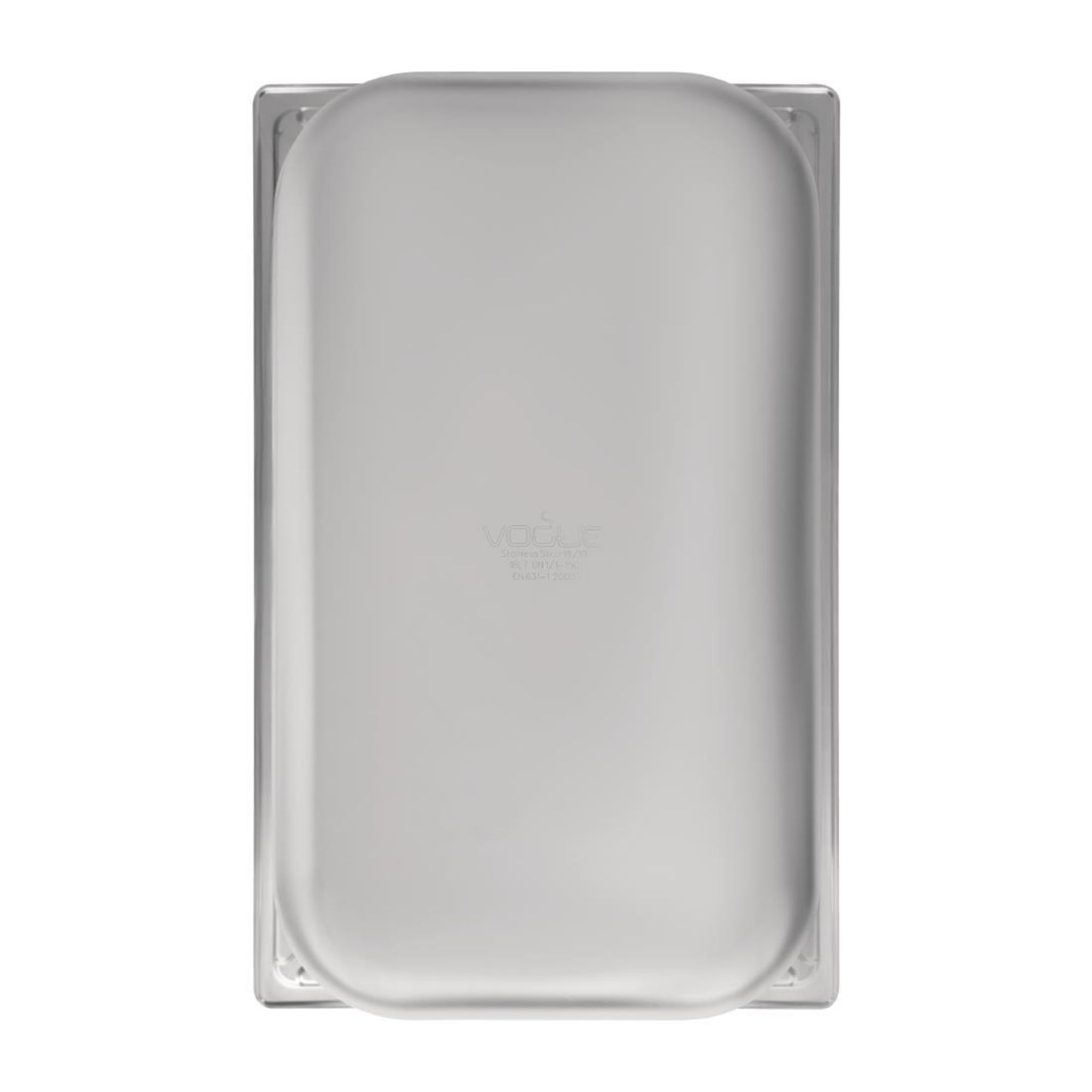 Picture of Vogue Heavy Duty Stainless Steel 1/1 Gastronorm Tray 150mm