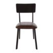 Picture of Bolero Metal & PU Side Chairs Vintage Mocha (Pack 4)