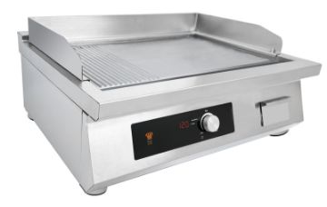 Picture of Chefsrange Snack 70 BE70IG800 - 2/3 Smooth Plate + 1/3 Ribbed Plate Induction Griddle