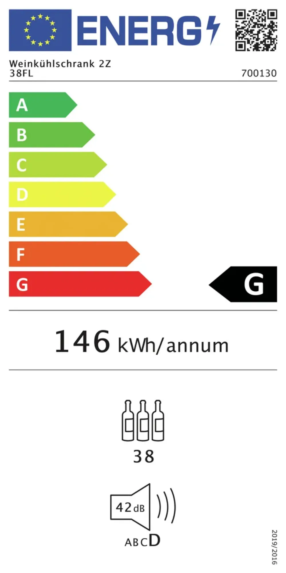 Picture of Bartscher Wine cooler 2Z 38FL