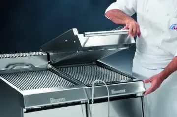 Picture of Arris GE509EL-Top Hi Speed Overgrill Chargrill, Cooks Both Sides At The Same Time - With Water Tray