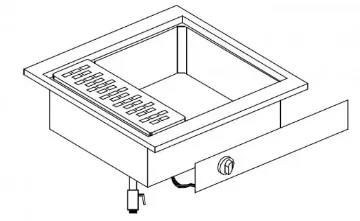 Picture of Giorik LCP6813D Drop In Electric Pasta Cooker/Boiler