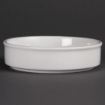 Picture of Olympia Mediterranean Stackable Dishes White 134mm (Pack of 6)