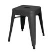 Picture of Bolero Bistro Steel Low Stool Black (Pack Of 4)