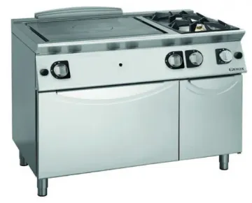 Picture of Giorik TG76FTR Medium Duty Gas Solid Top Range + 2 Open Burners