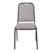 Picture of Bolero Square Back Banquet Chairs Black & Grey (Pack of 4)
