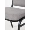Picture of Bolero Square Back Banquet Chairs Black & Grey (Pack of 4)