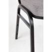 Picture of Bolero Square Back Banquet Chairs Black & Grey (Pack of 4)