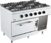 Picture of CombiSteel Base 700 Gas STOVE 6 BU WITH Gas OVEN