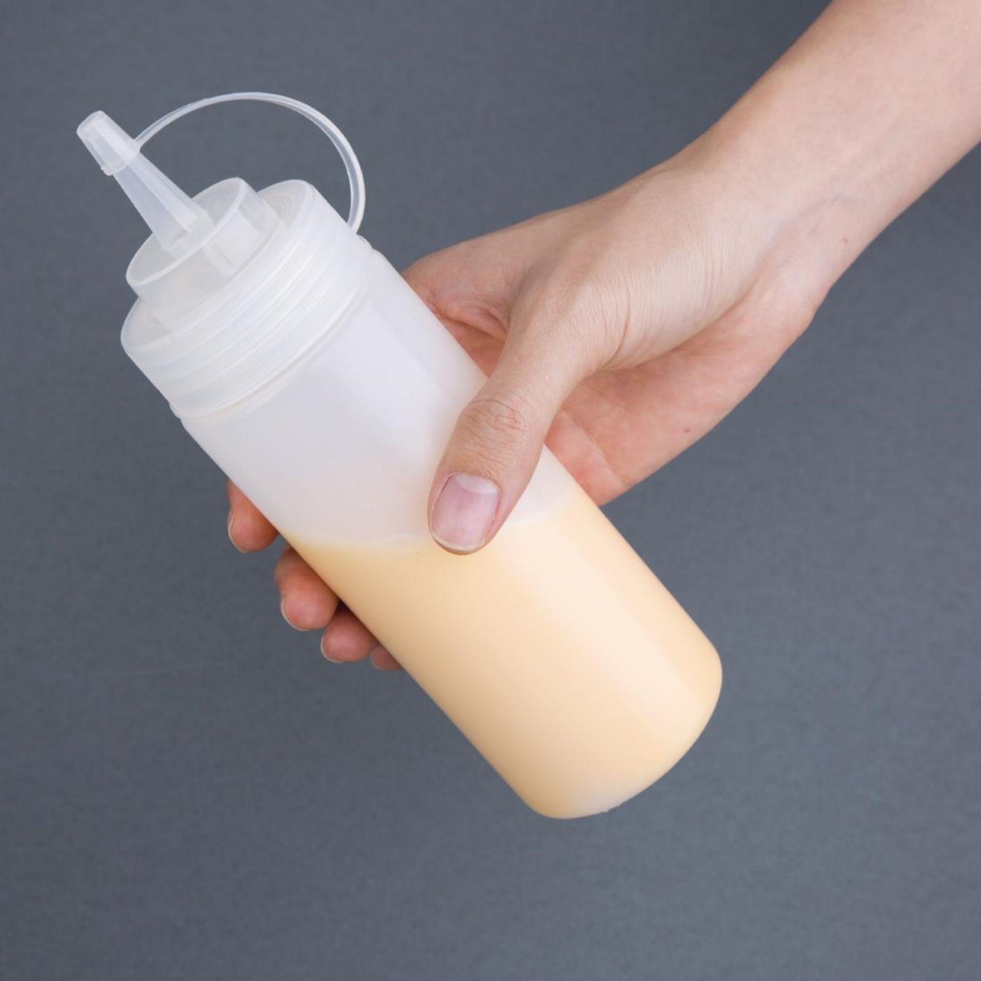 Picture of Nisbets Essentials Squeeze Sauce Bottles 12oz (Pack of 6)