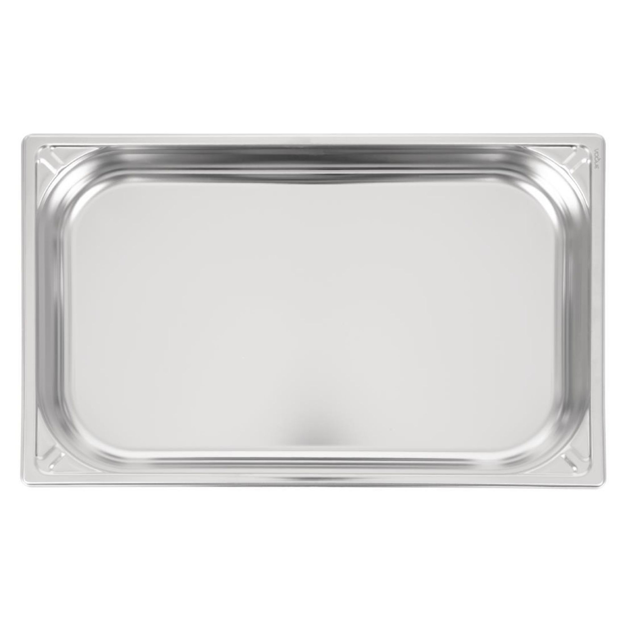 Picture of Vogue Heavy Duty Stainless Steel 1/1 Gastronorm Tray 65mm