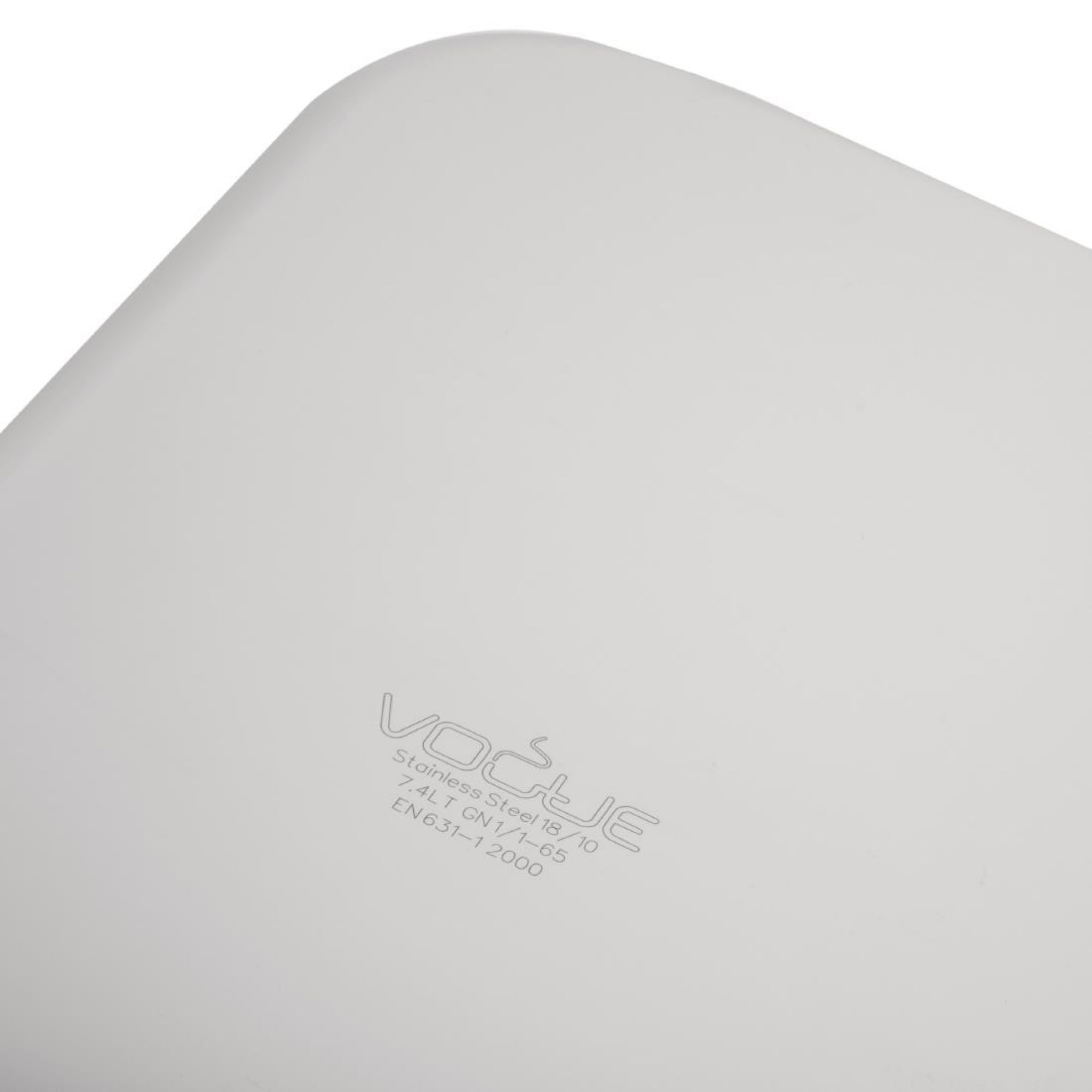 Picture of Vogue Heavy Duty Stainless Steel 1/1 Gastronorm Tray 65mm