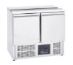 Picture of Sterling Pro Cobus SPU200SL 2 Door Hinged Lid & Chop Board Saladette Counter, 240 Litres