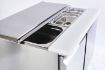 Picture of Sterling Pro Cobus SPU200SL 2 Door Hinged Lid & Chop Board Saladette Counter, 240 Litres