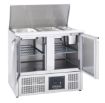 Picture of Sterling Pro Cobus SPU200SL 2 Door Hinged Lid & Chop Board Saladette Counter, 240 Litres