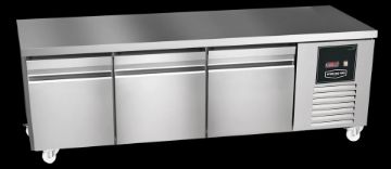 Picture of Sterling Pro Green SPI-B-180 Stainless Steel Low-Height Counter, 3 x 2/3 Drawers