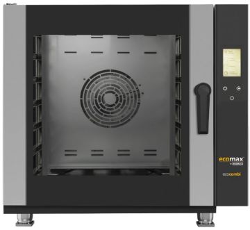 Picture of Hobart Ecomax HECMFE6 Full Touch Electric 6 x 1/1GN Grid Combi Oven