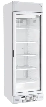 Picture of Sterling Pro Green BBVF372-HC White Upright Glass Door Display Freezer 382 Litres