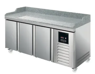 Picture of Sterling Pro SPI-7-180-30-GR Three Door Granite Counter Fridge 452 Litres