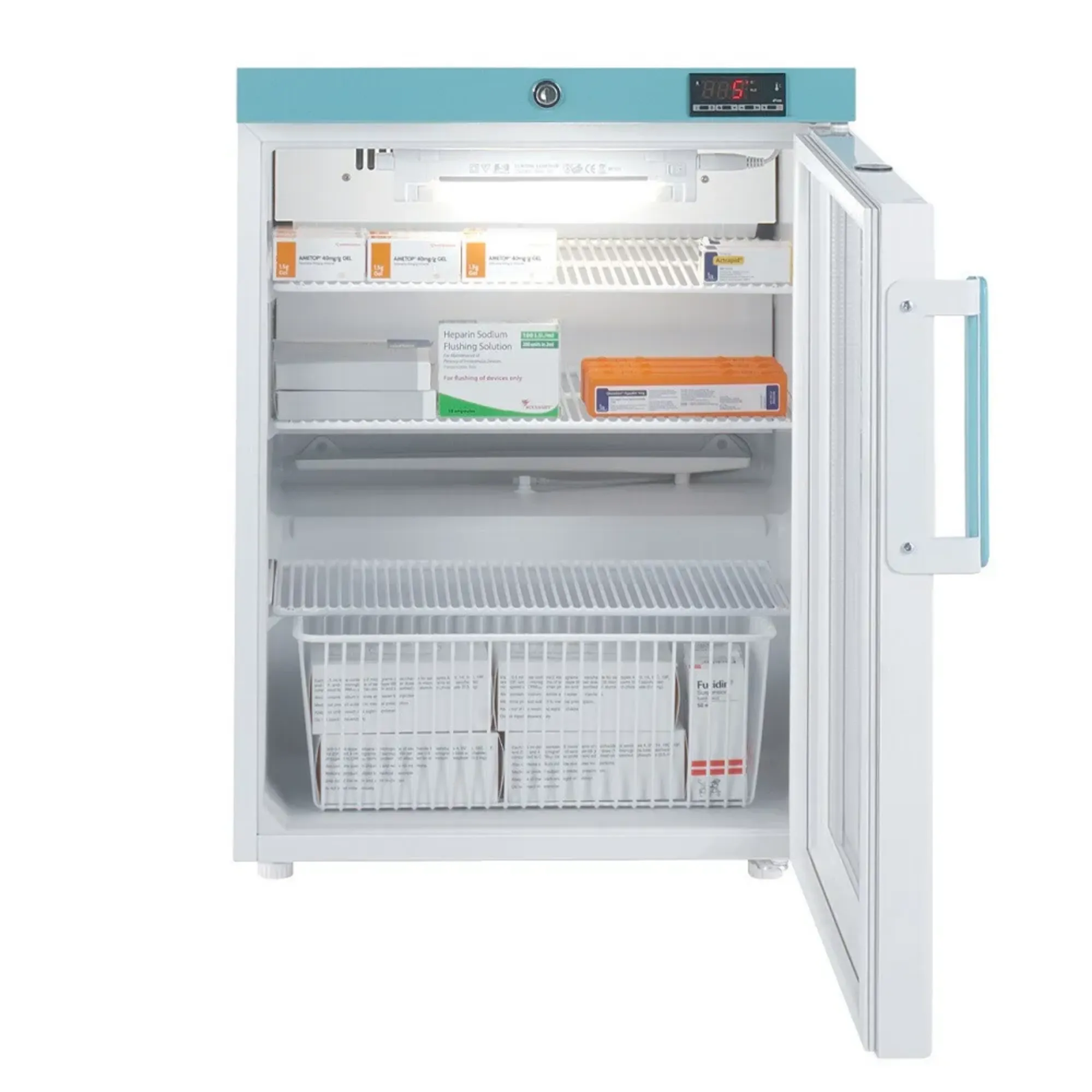 Picture of LEC Medical PEGR82UK Countertop Glass Door Pharmacy Refrigerator