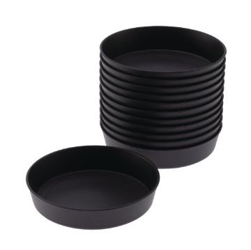 Picture of Matfer Bourgeat Exoglass Quiche Moulds 100mm (12 pack)