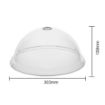 Picture of Olympia Kristallon Polycarbonate Domed Plate Cover Round 300mm