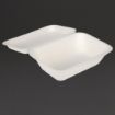 Picture of Fiesta Compostable Bagasse Hinged Food Containers 182mm