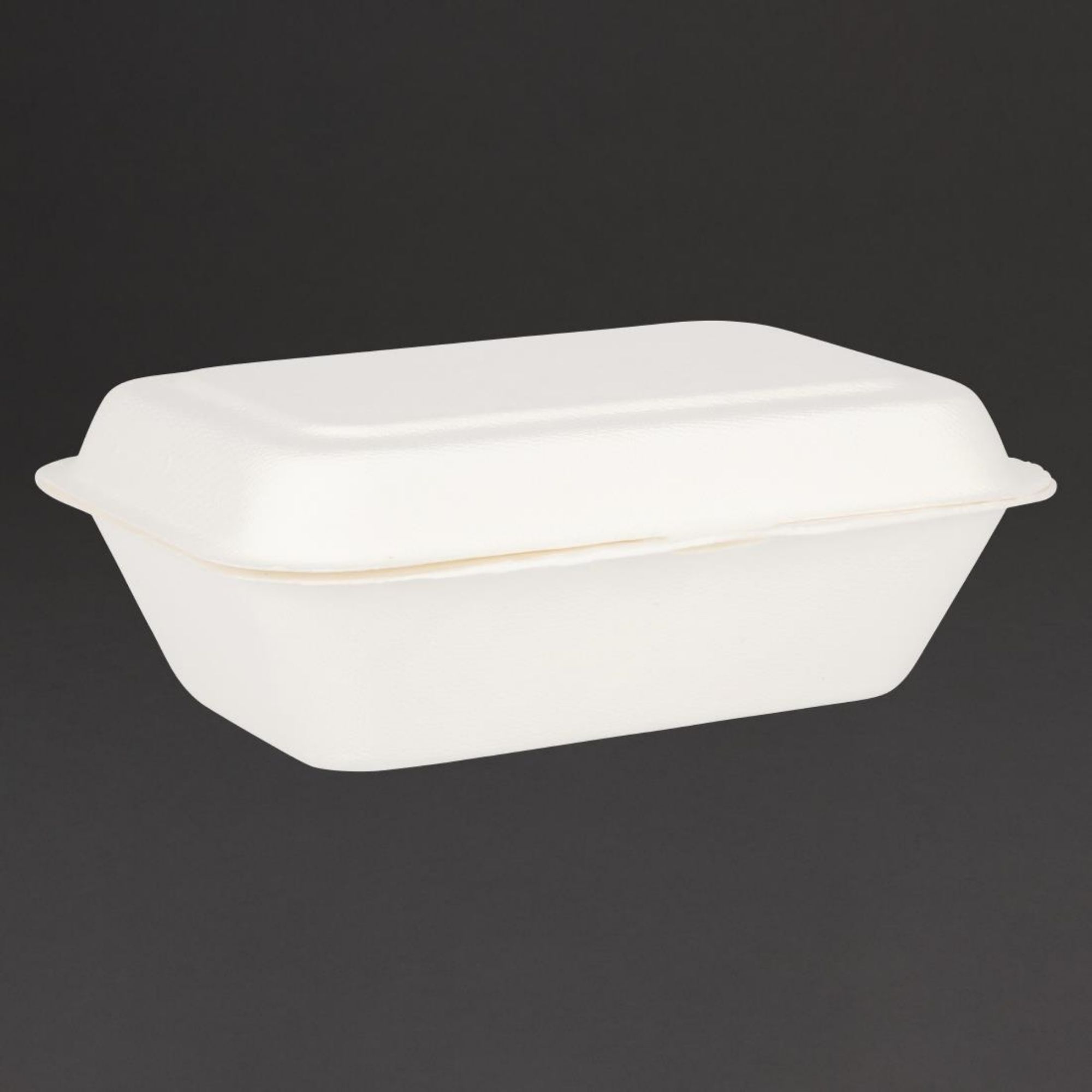 Picture of Fiesta Compostable Bagasse Hinged Food Containers 182mm